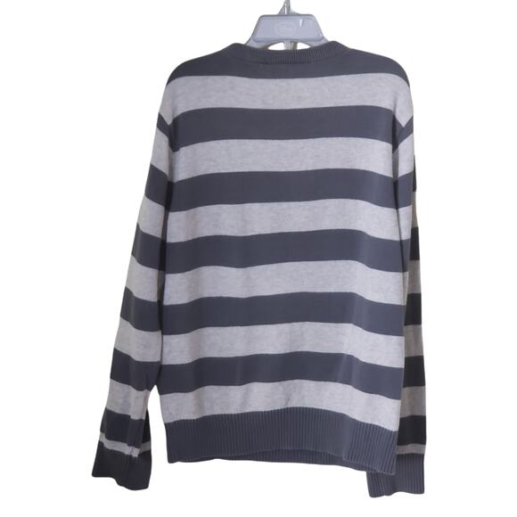 2 FOR $5 SALE Girl's Gray Striped Sweater Medium (7/8) - Picture 6 of 6